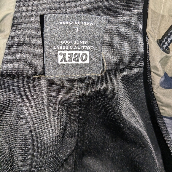 Obey jacket camouflage multicolor lightweight - Picture 5 of 6